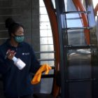Worker Sanitizing Bus